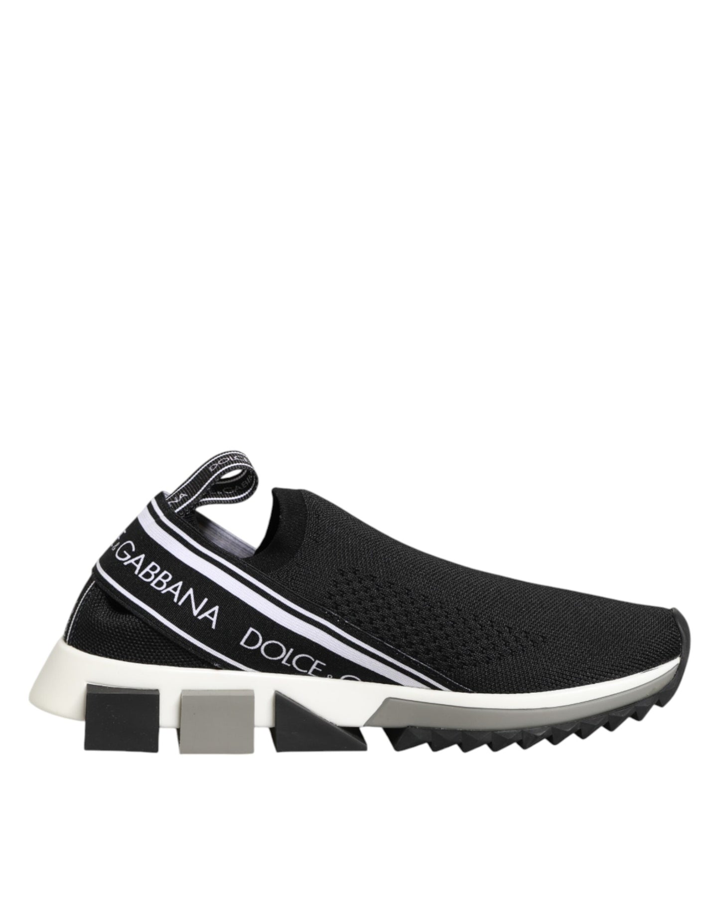 Dolce & Gabbana Black Slip On Sorrento Low Top Sneakers Shoes Curated Luxury Accessories by Orvyn