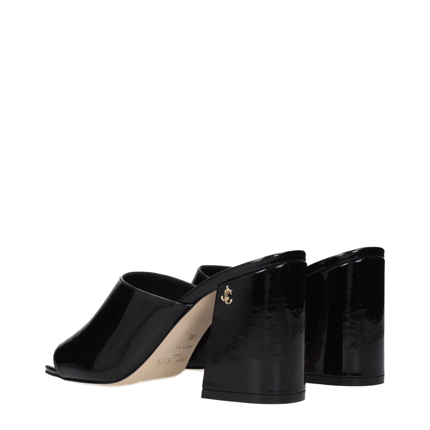 Jimmy Choo Black Leather Platform Sandals Curated Luxury Accessories by Orvyn