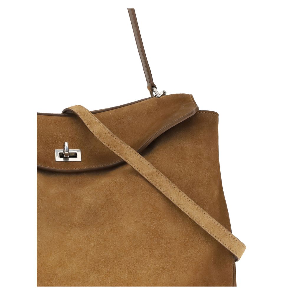 Balenciaga Brown Calf Leather Bos Taurus Shoulder Bag Curated Luxury Accessories by Orvyn