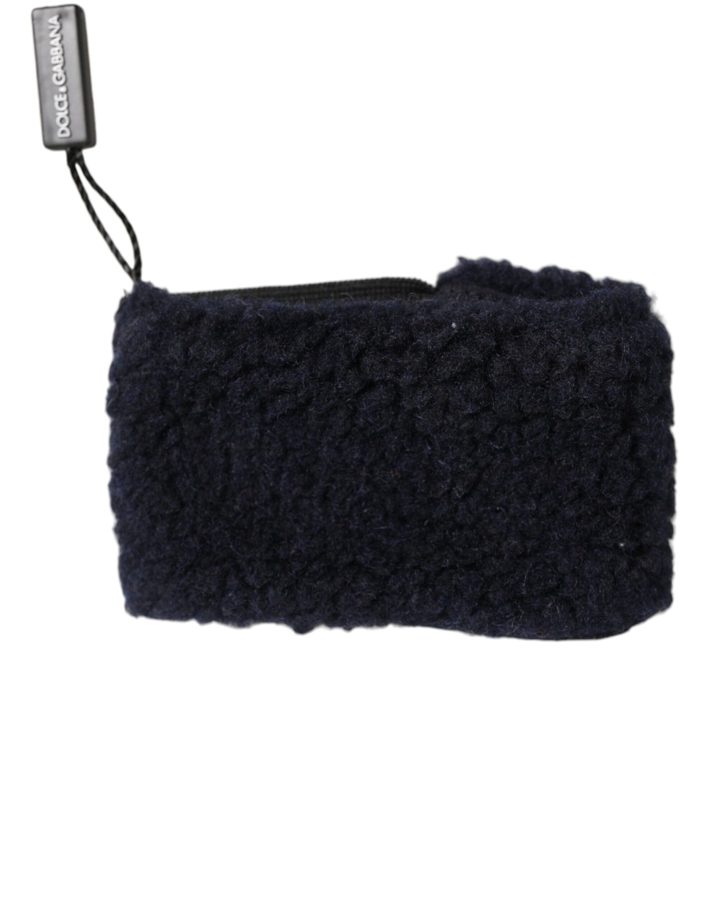 Dolce & Gabbana Black Wool Knitted Sweatbands Men Wristband Curated Luxury Accessories by Orvyn