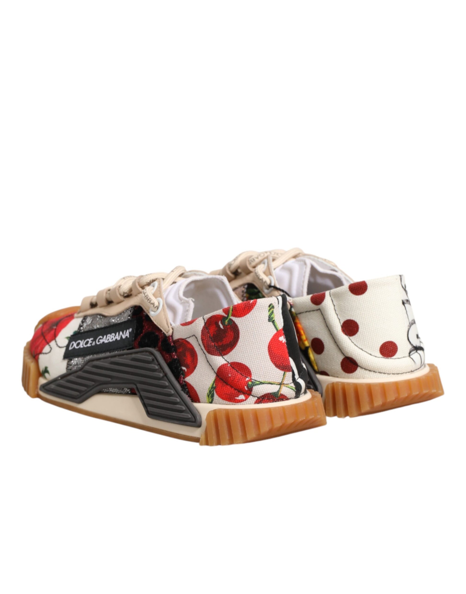 Dolce & Gabbana Multicolor Logo Low Top NS1 Sneakers Shoes Curated Luxury Accessories by Orvyn