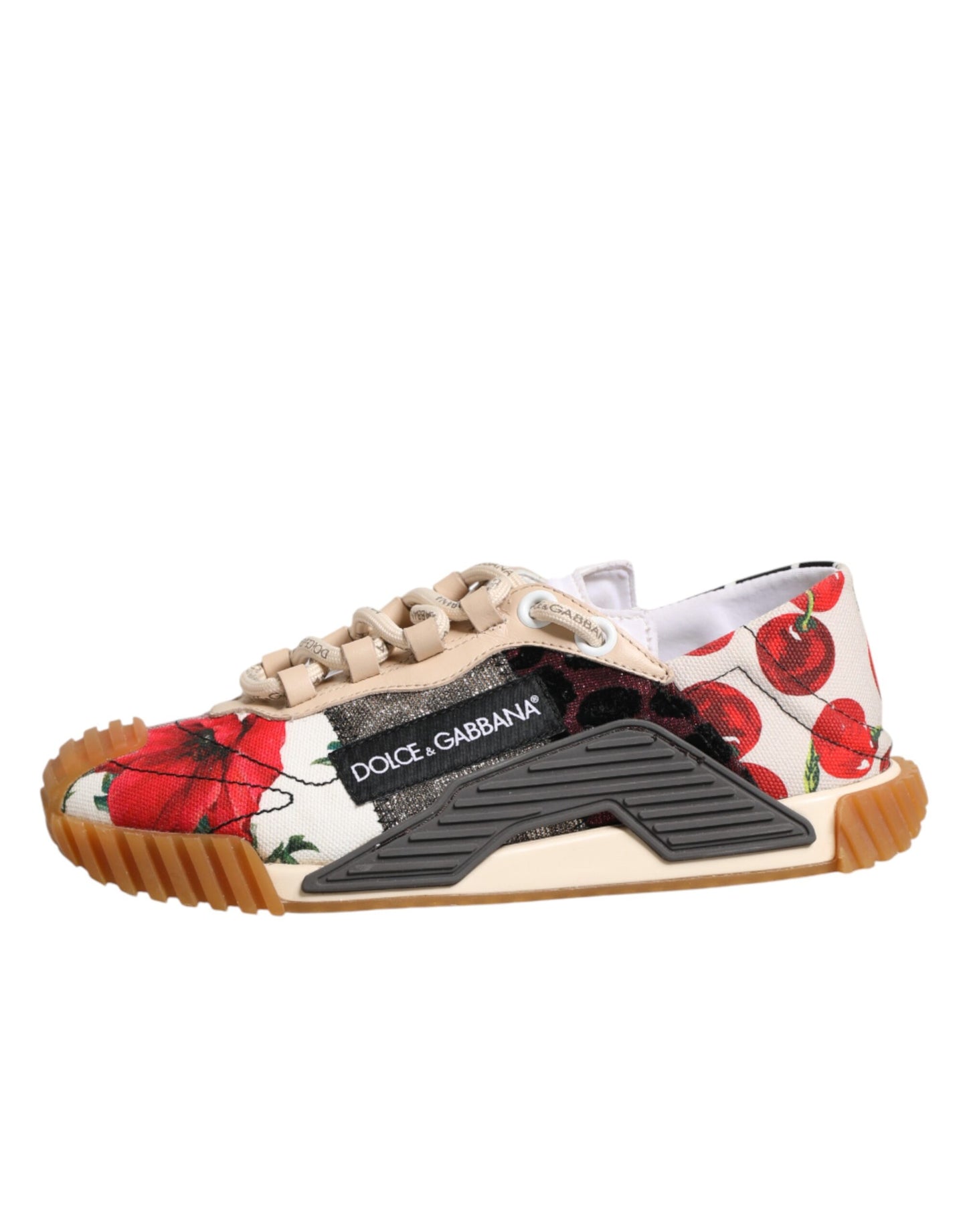 Dolce & Gabbana Multicolor Logo Low Top NS1 Sneakers Shoes Curated Luxury Accessories by Orvyn