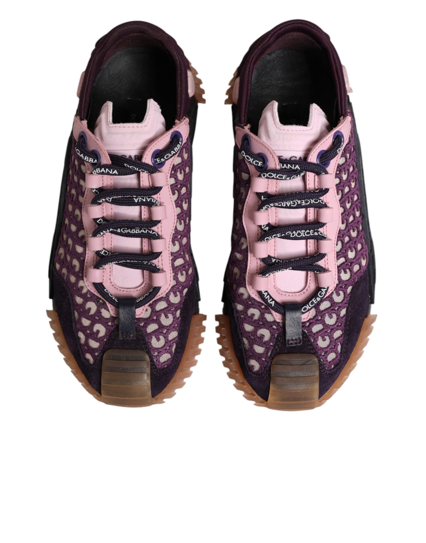 Dolce & Gabbana Multicolor Logo Low Top NS1 Sneakers Shoes Curated Luxury Accessories by Orvyn