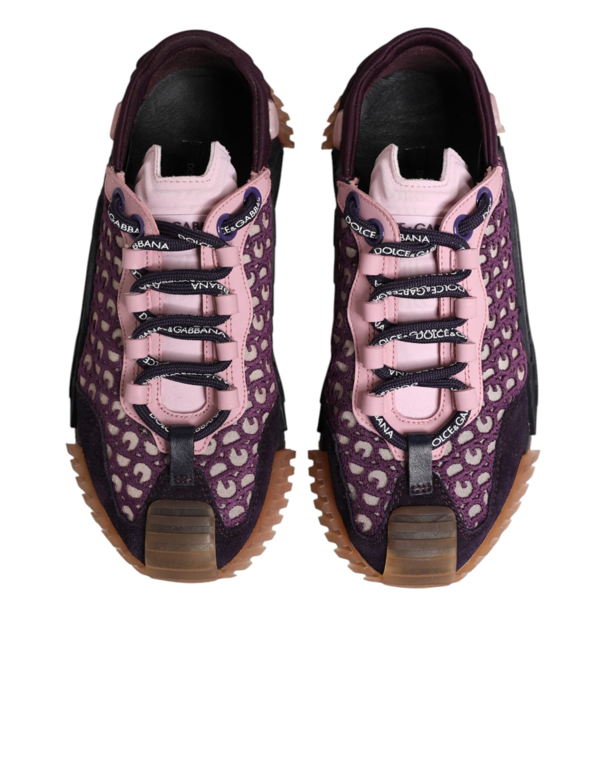 Dolce & Gabbana Multicolor Logo Low Top NS1 Sneakers Shoes Curated Luxury Accessories by Orvyn