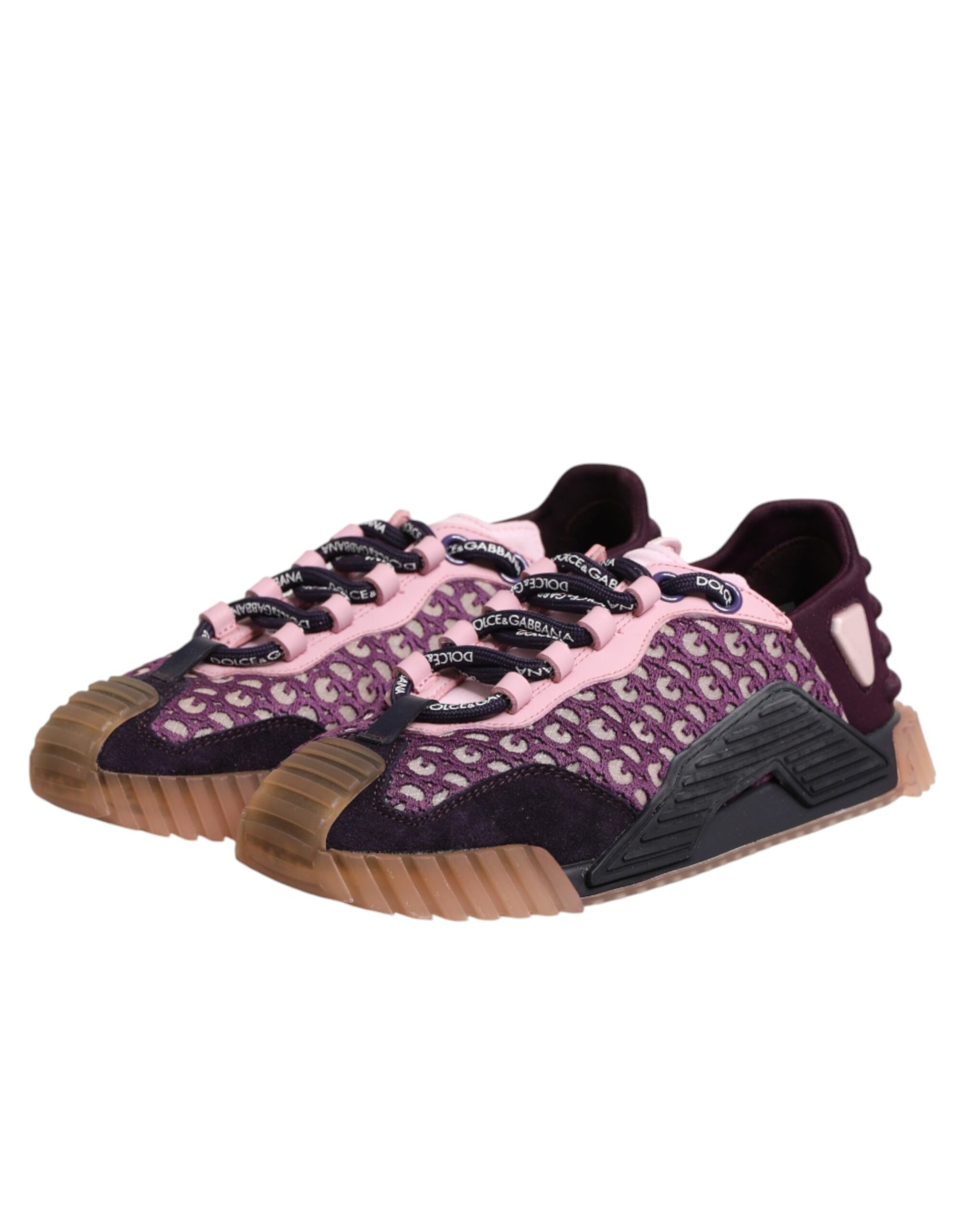 Dolce & Gabbana Multicolor Logo Low Top NS1 Sneakers Shoes Curated Luxury Accessories by Orvyn