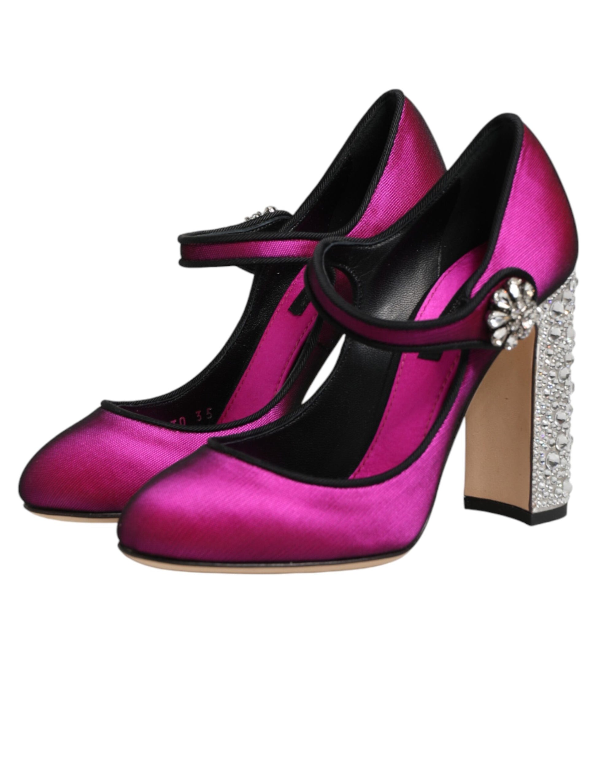 Dolce & Gabbana Pink Embellished High Heels Pumps Shoes Curated Luxury Accessories by Orvyn