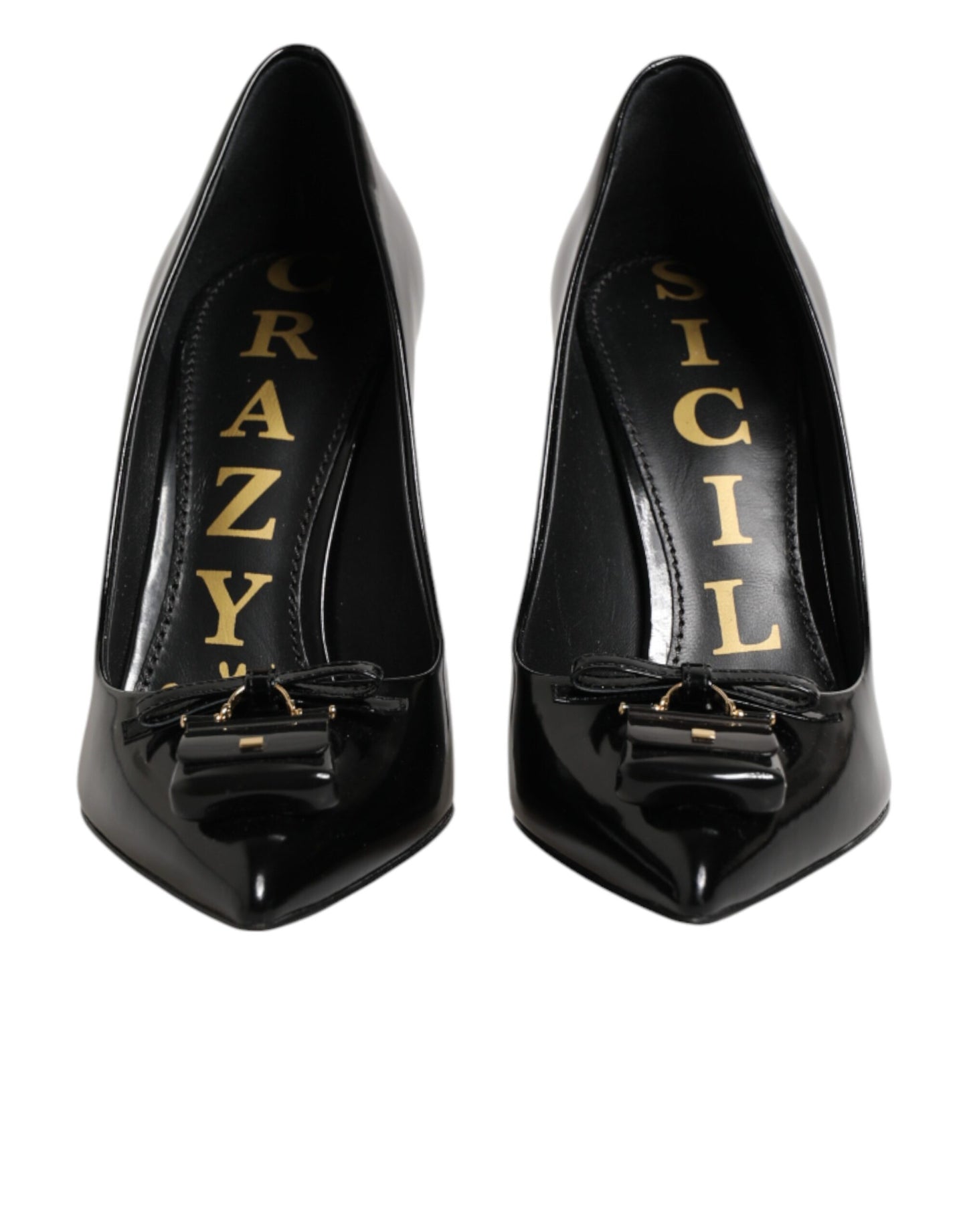 Dolce & Gabbana Black Bag Embellished Heels Pumps Shoes Curated Luxury Accessories by Orvyn