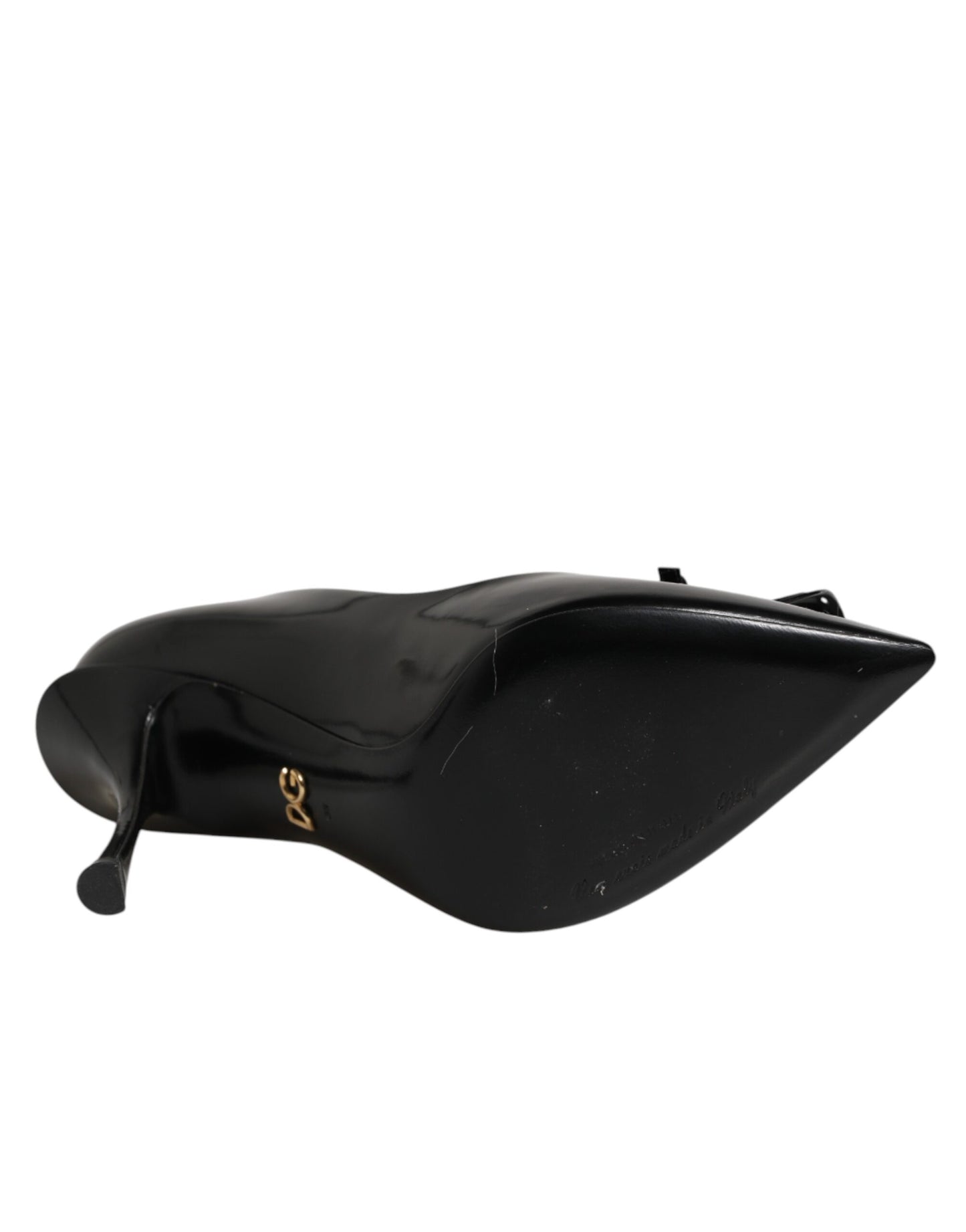 Dolce & Gabbana Black Bag Embellished Heels Pumps Shoes Curated Luxury Accessories by Orvyn
