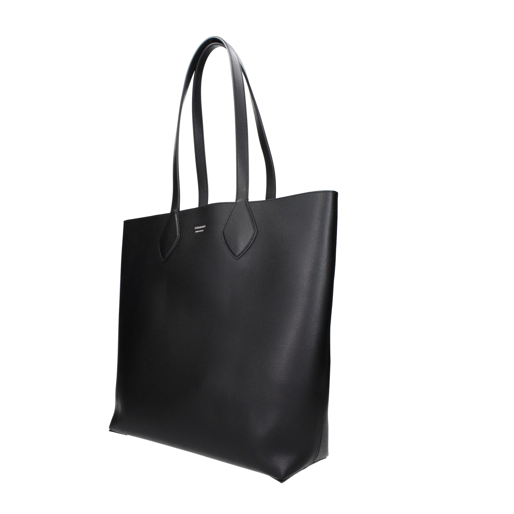 Salvatore Ferragamo Black Leather Shoulder Bag Curated Luxury Accessories by Orvyn
