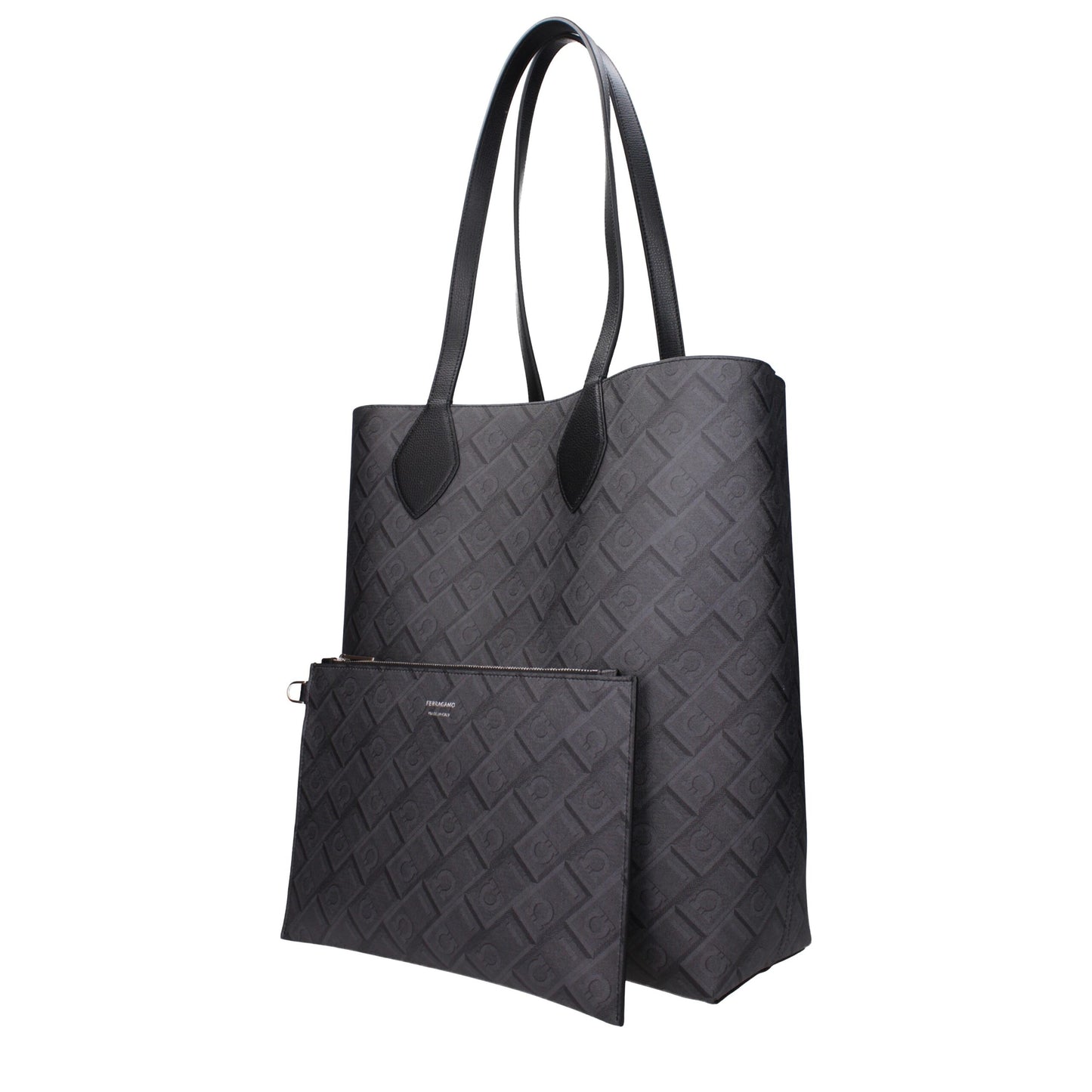 Salvatore Ferragamo Black Leather Shoulder Bag Curated Luxury Accessories by Orvyn