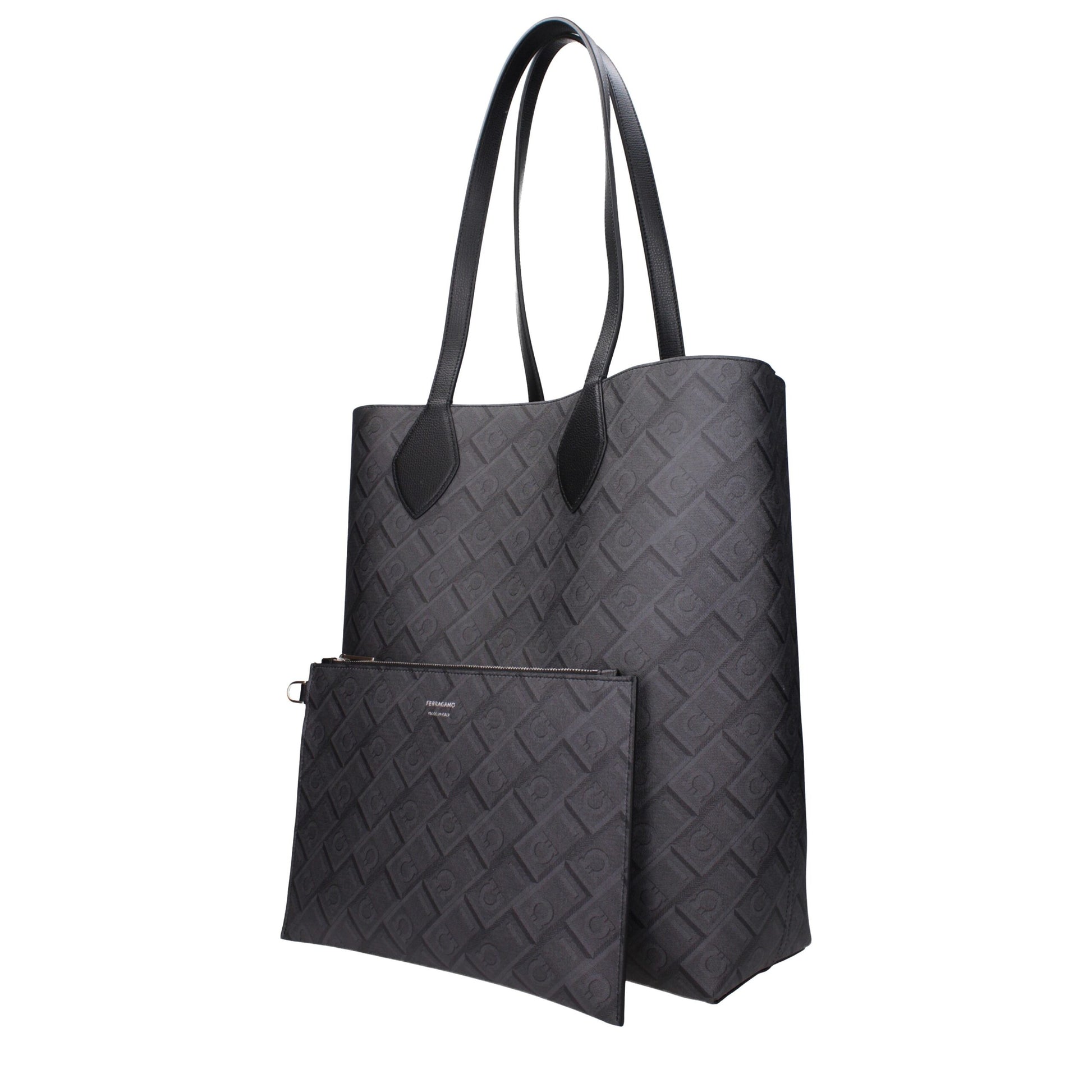 Salvatore Ferragamo Black Leather Shoulder Bag Curated Luxury Accessories by Orvyn