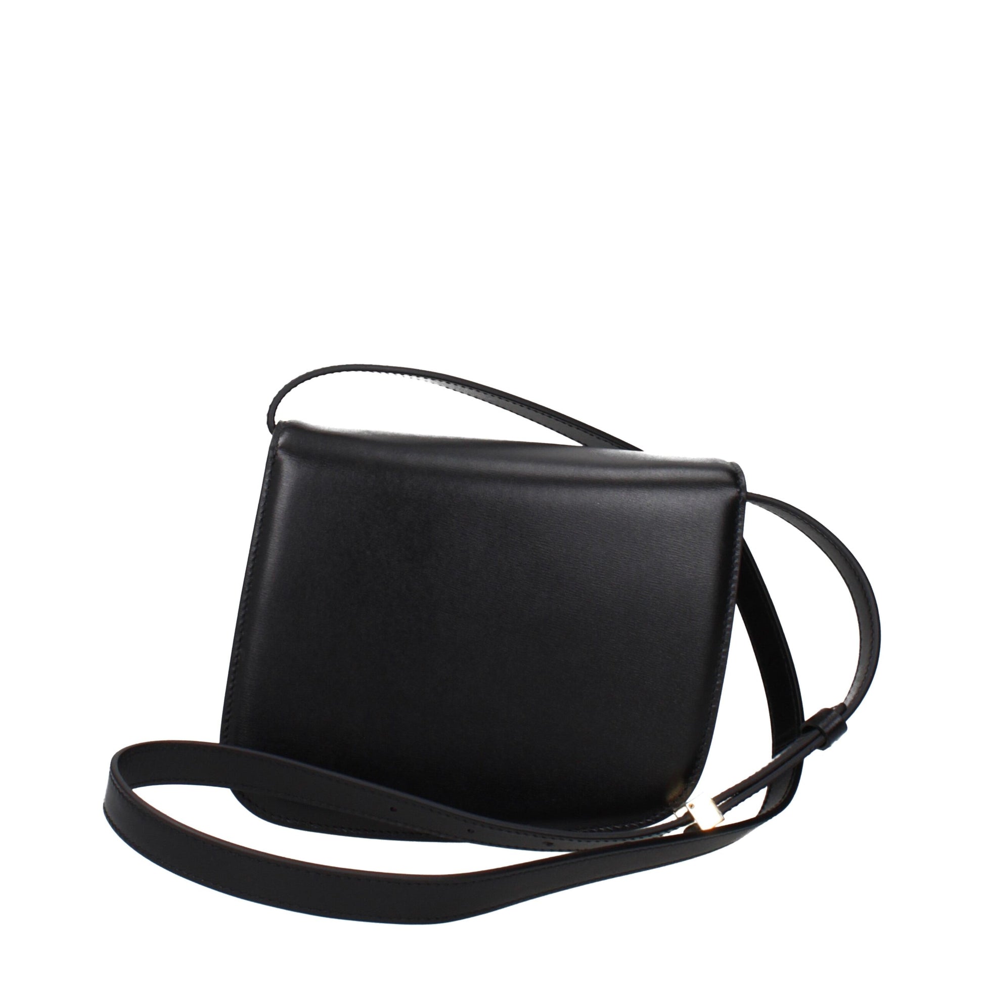 Salvatore Ferragamo Black Leather Crossbody Bag Curated Luxury Accessories by Orvyn