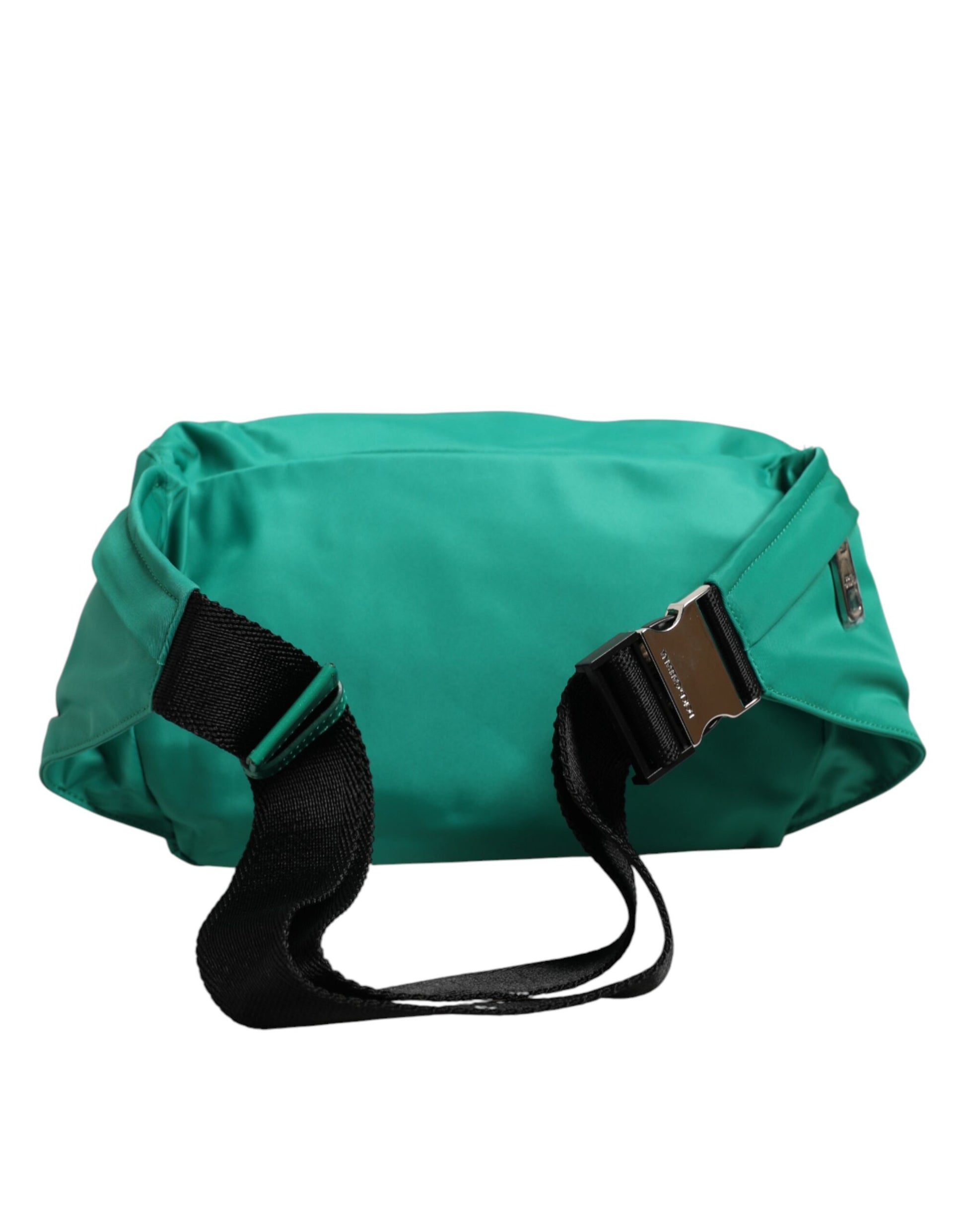 Dolce & Gabbana Green Logo Plaque Nylon Waist Fanny Pack Men's Borse Bag Curated Luxury Accessories by Orvyn