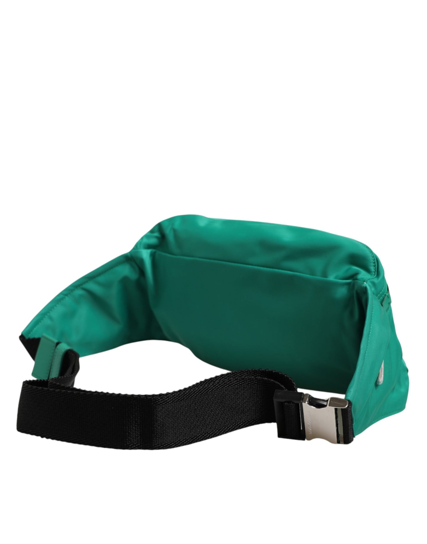 Dolce & Gabbana Green Logo Plaque Nylon Waist Fanny Pack Men's Borse Bag Curated Luxury Accessories by Orvyn