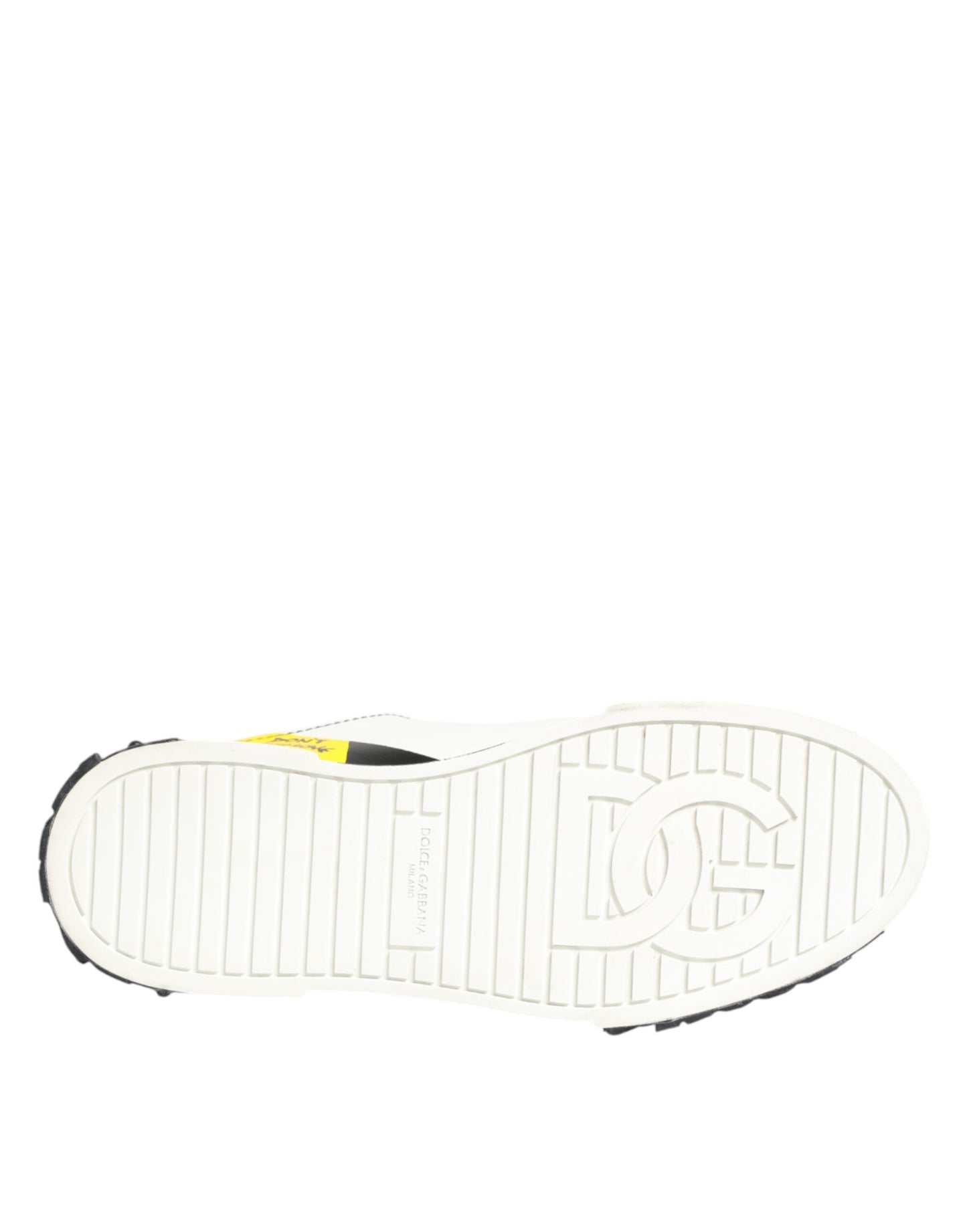 Dolce & Gabbana Multicolor Leather Graffiti Low Top Sneakers Shoes Curated Luxury Accessories by Orvyn