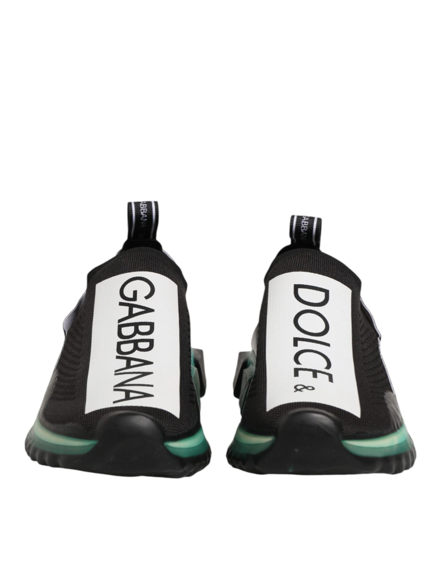 Dolce & Gabbana Black Slip On Sorrento Men Sneakers Shoes Curated Luxury Accessories by Orvyn