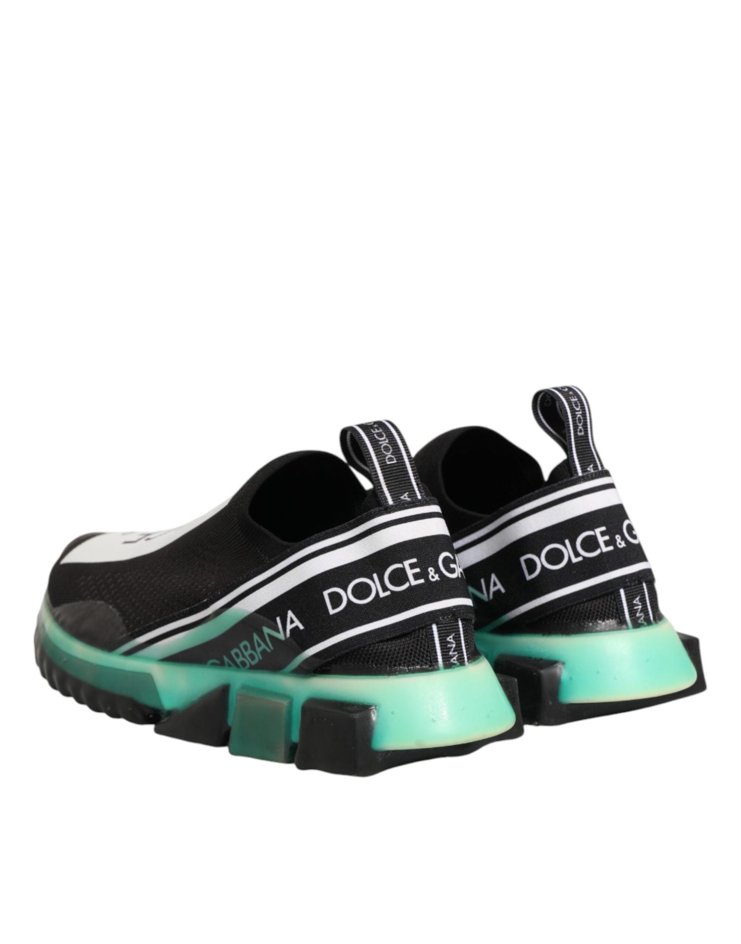 Dolce & Gabbana Black Slip On Sorrento Men Sneakers Shoes Curated Luxury Accessories by Orvyn