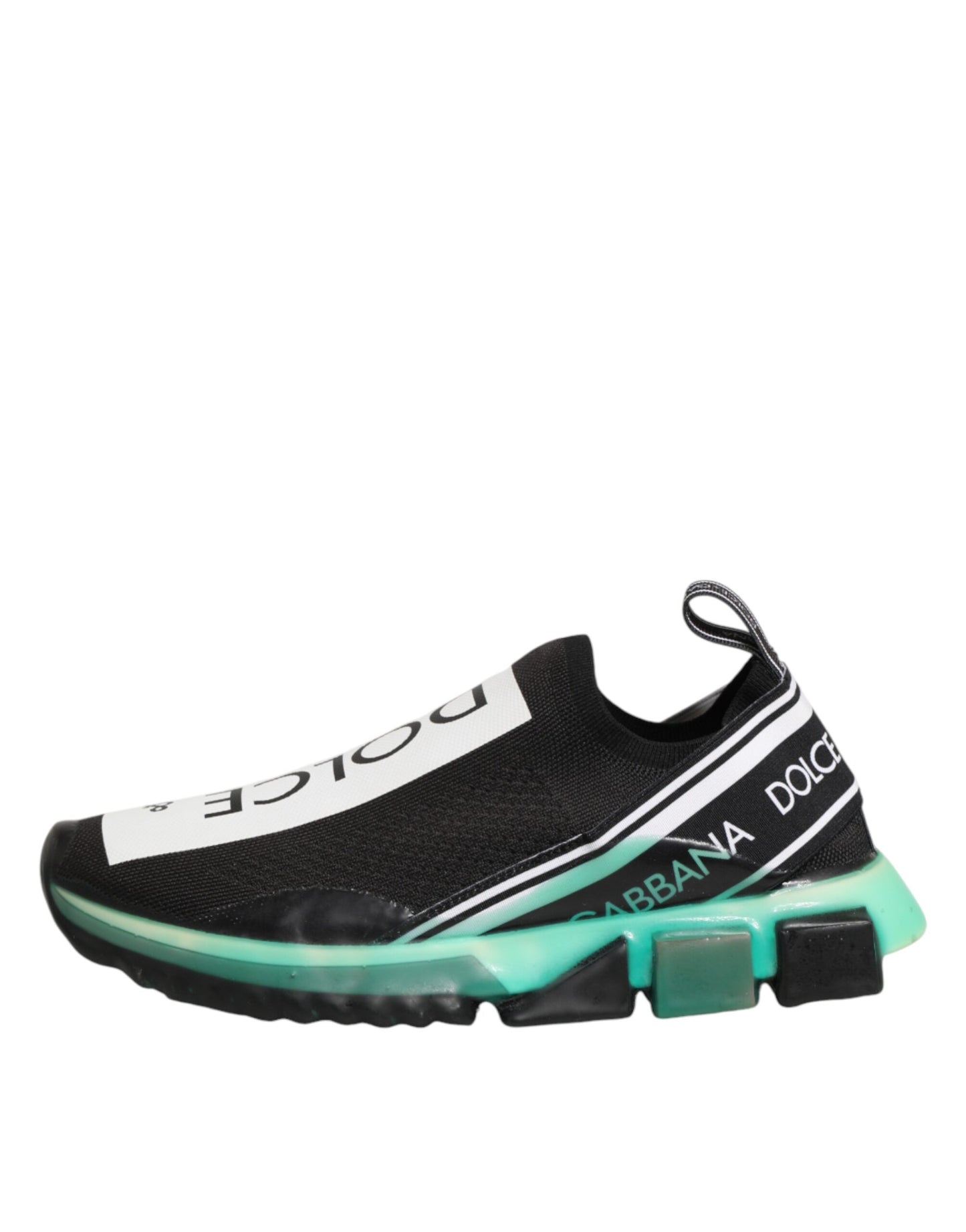 Dolce & Gabbana Black Slip On Sorrento Men Sneakers Shoes Curated Luxury Accessories by Orvyn