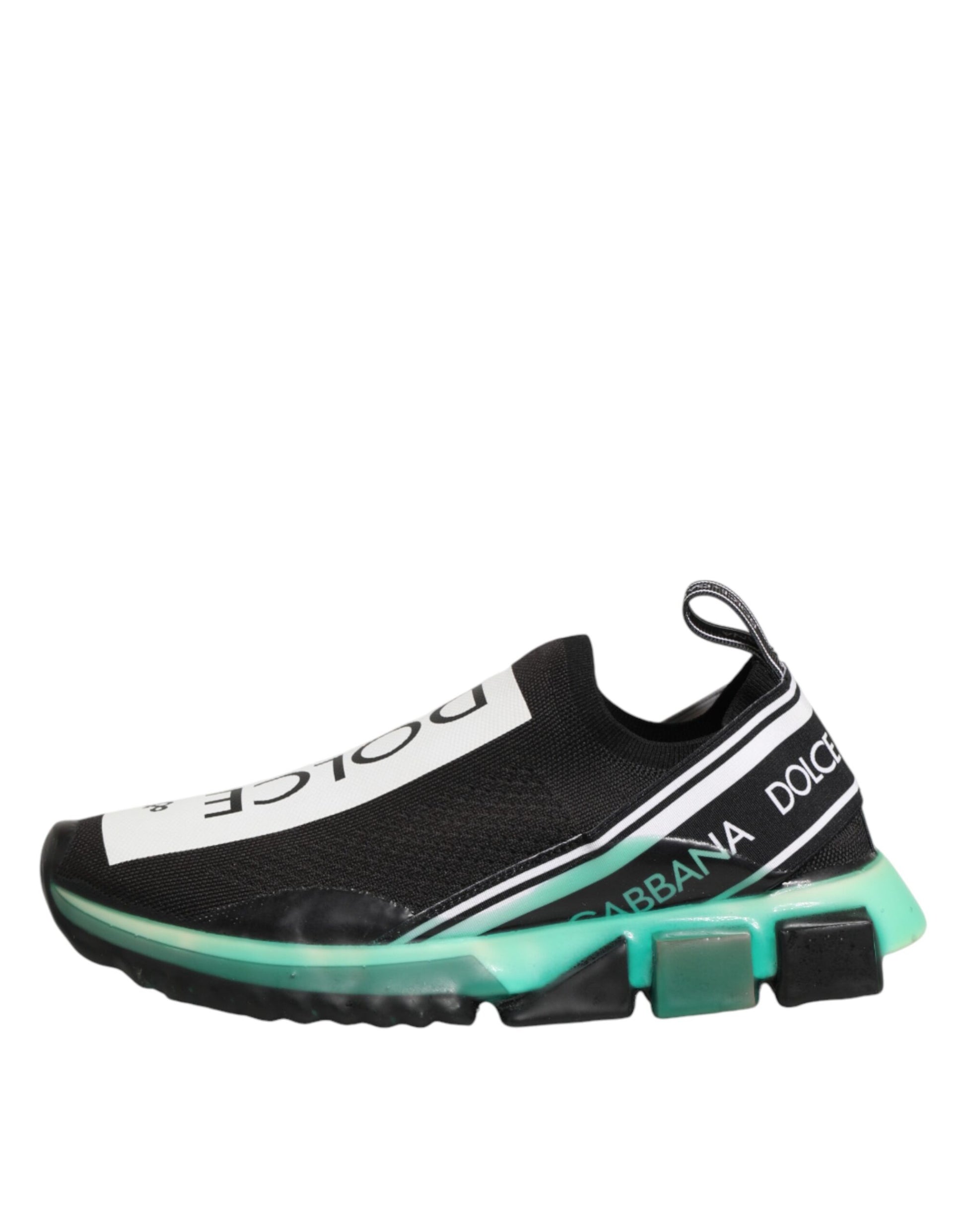 Dolce & Gabbana Black Slip On Sorrento Men Sneakers Shoes Curated Luxury Accessories by Orvyn