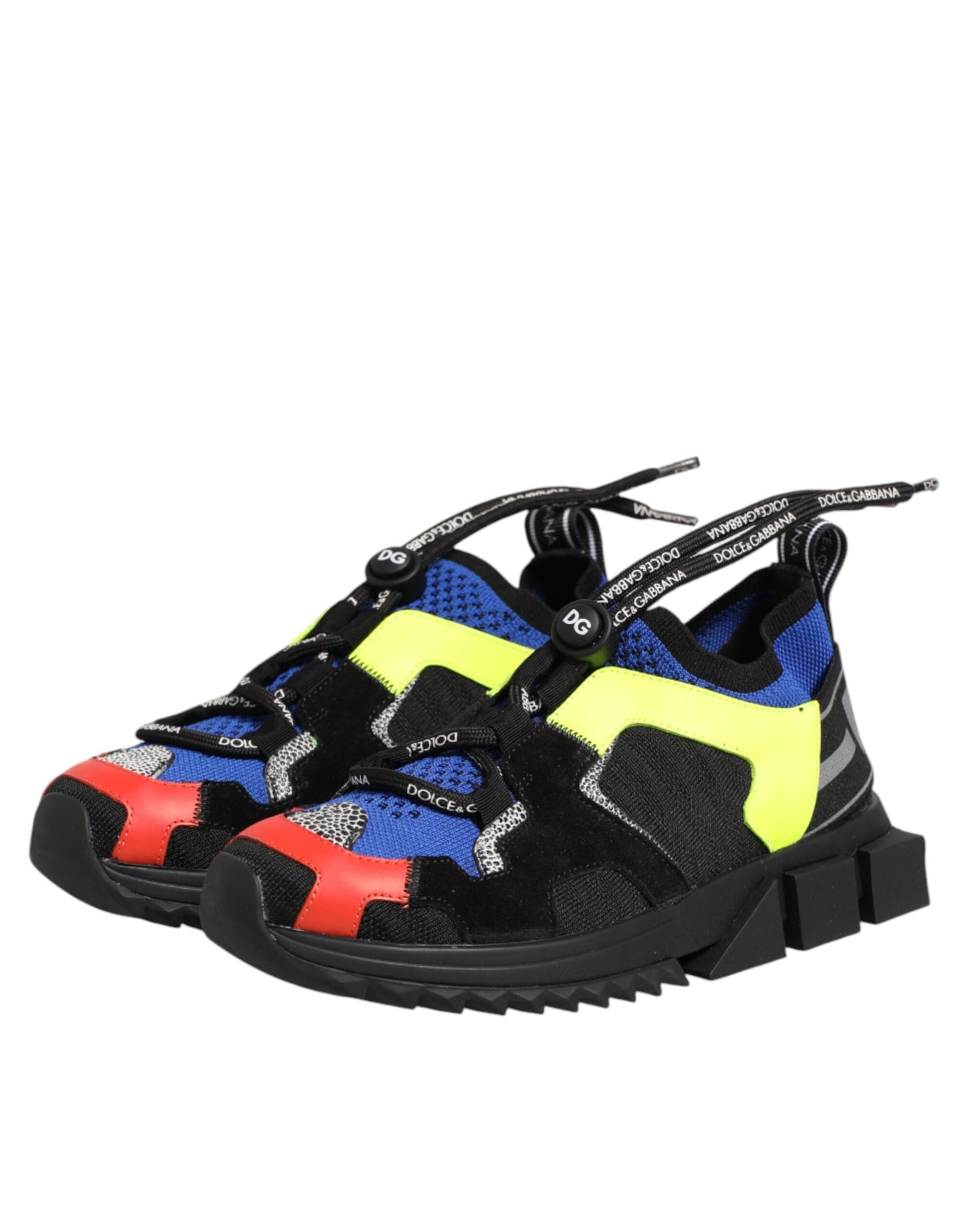 Dolce & Gabbana Multicolor Low Top Sorrento Sneakers Shoes Curated Luxury Accessories by Orvyn