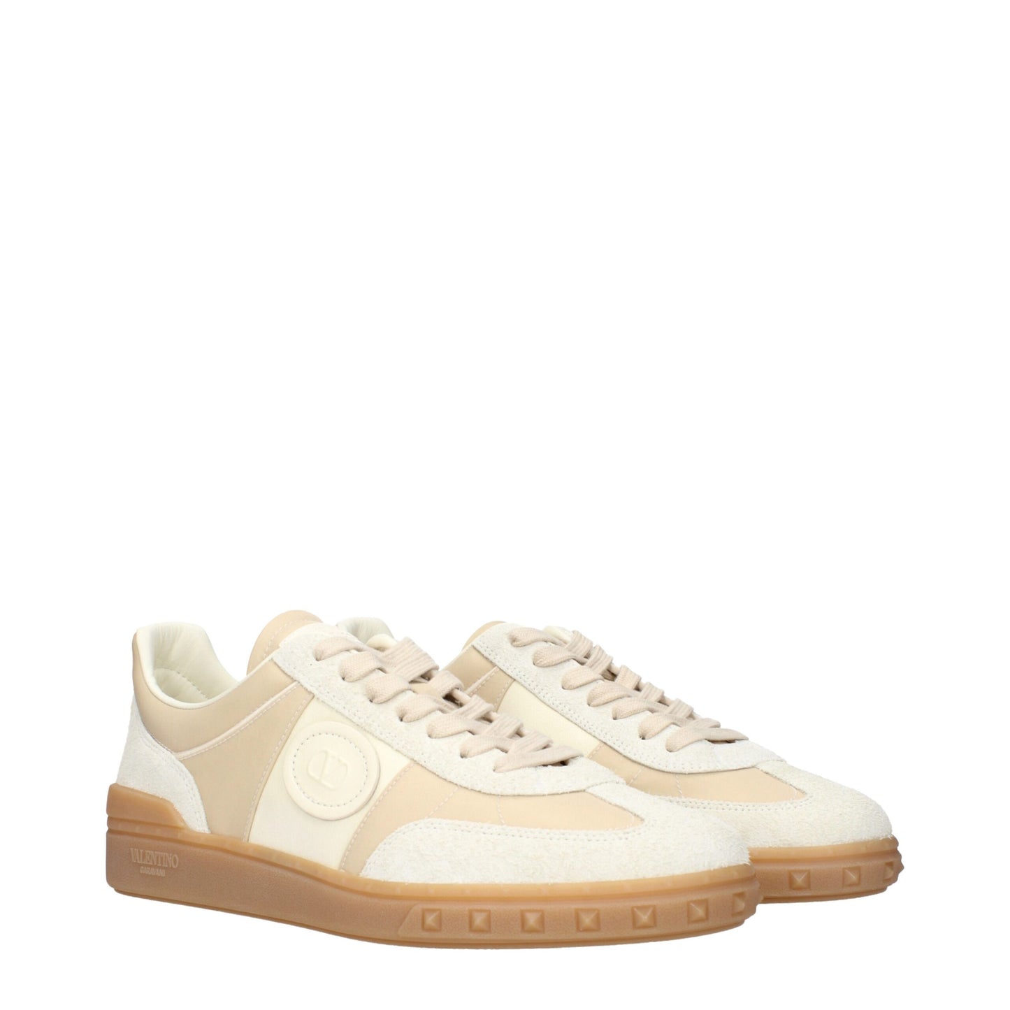 Valentino Garavani Beige 'Low Top' Sneakers