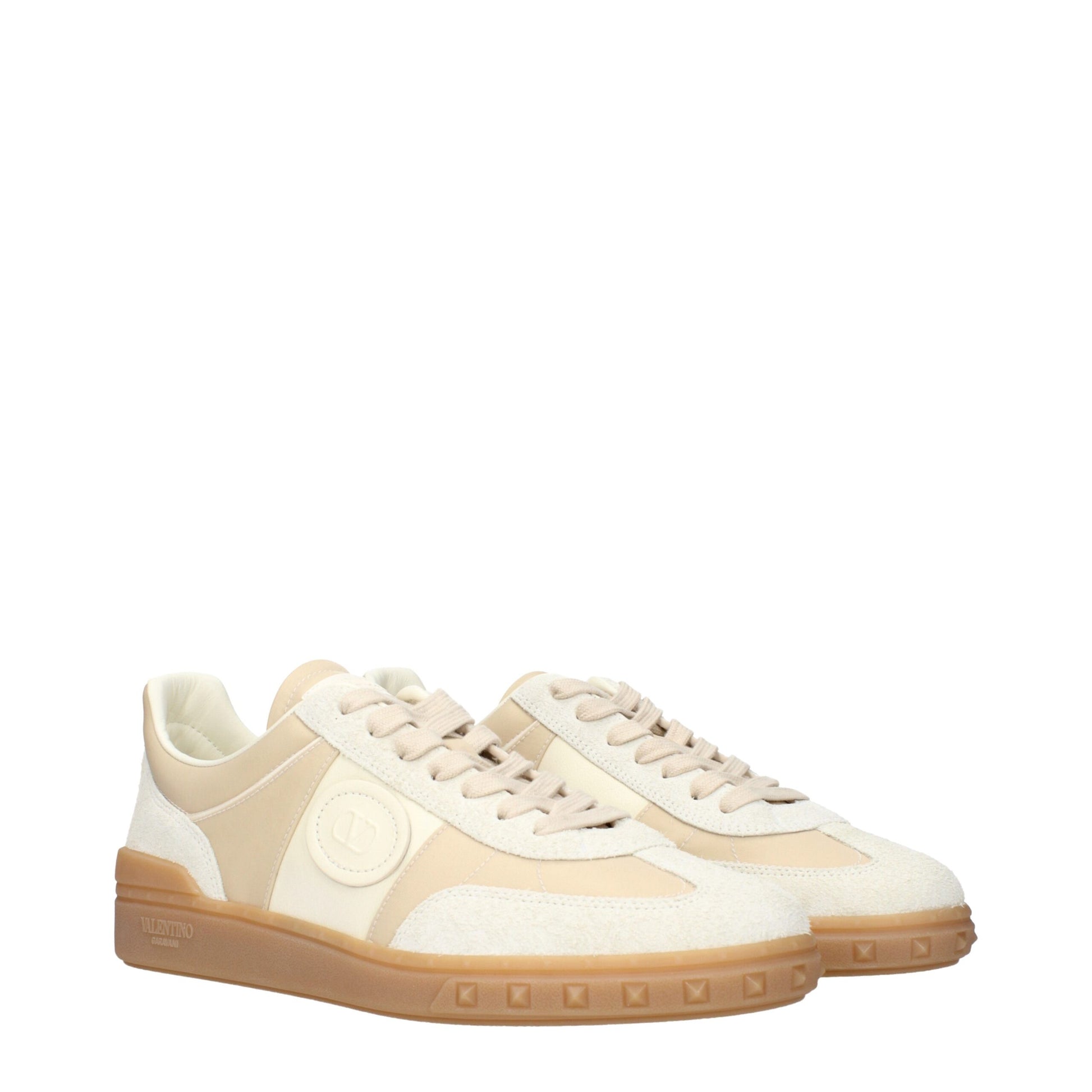 Valentino Garavani Beige 'Low Top' Sneakers