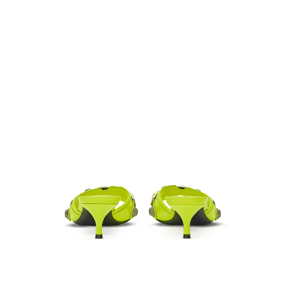 Balenciaga Yellow Leather Mules Curated Luxury Accessories by Orvyn