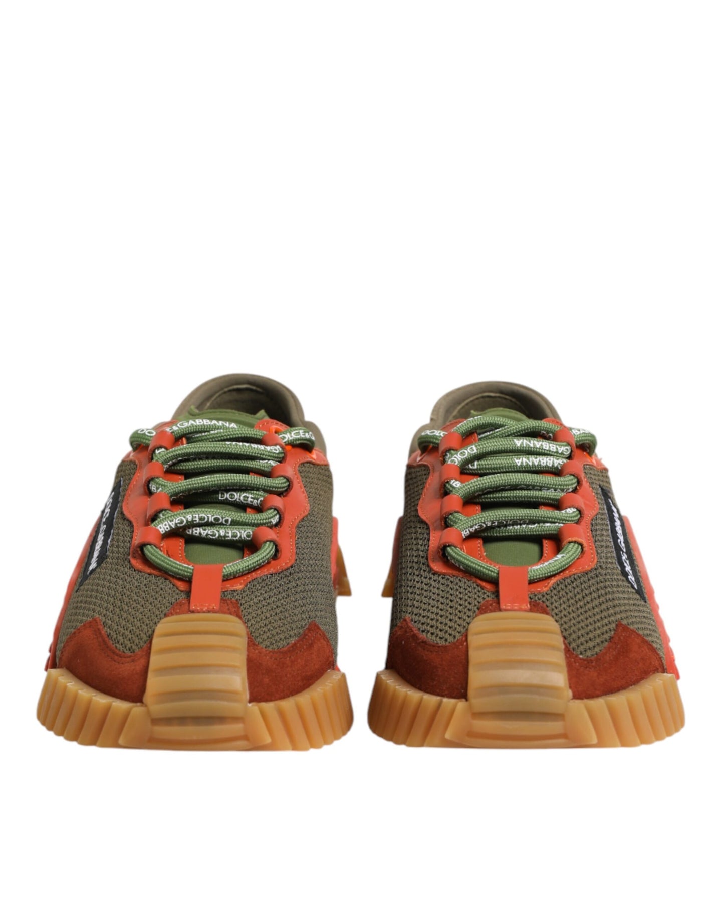 Dolce & Gabbana Multicolor Lace Up Low Top NS1 Sneakers Shoes Curated Luxury Accessories by Orvyn