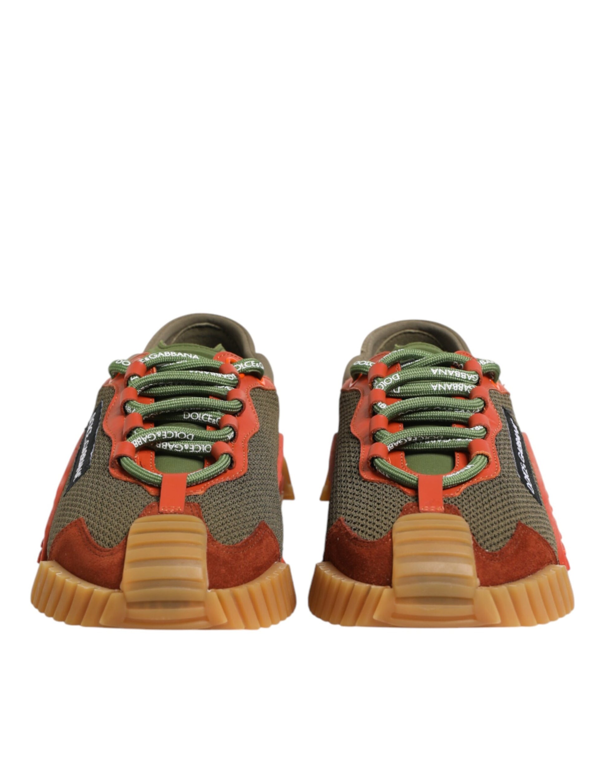 Dolce & Gabbana Multicolor Lace Up Low Top NS1 Sneakers Shoes Curated Luxury Accessories by Orvyn