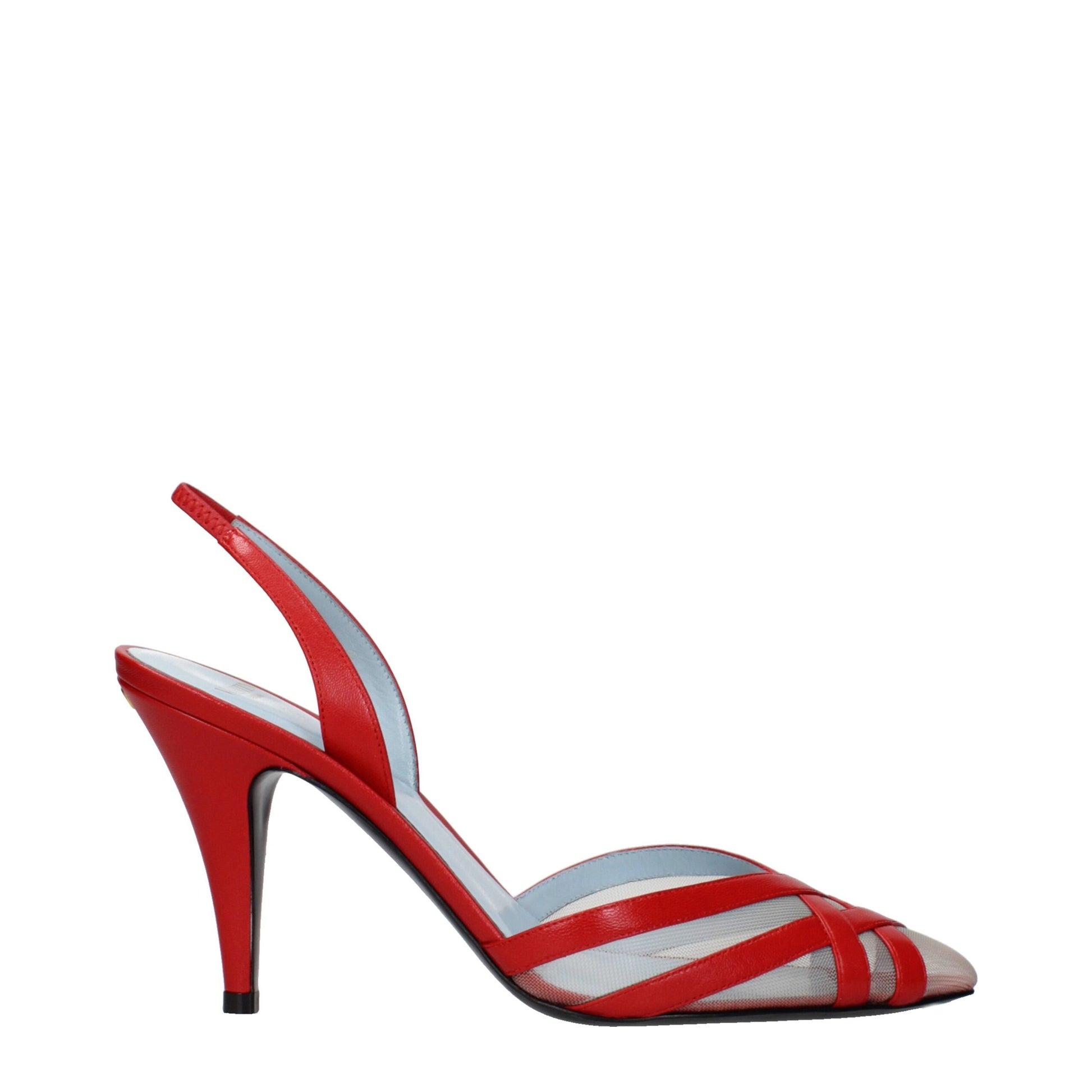 Valentino Garavani Red Leather Stiletto Heel Sandals Curated Luxury Accessories by Orvyn