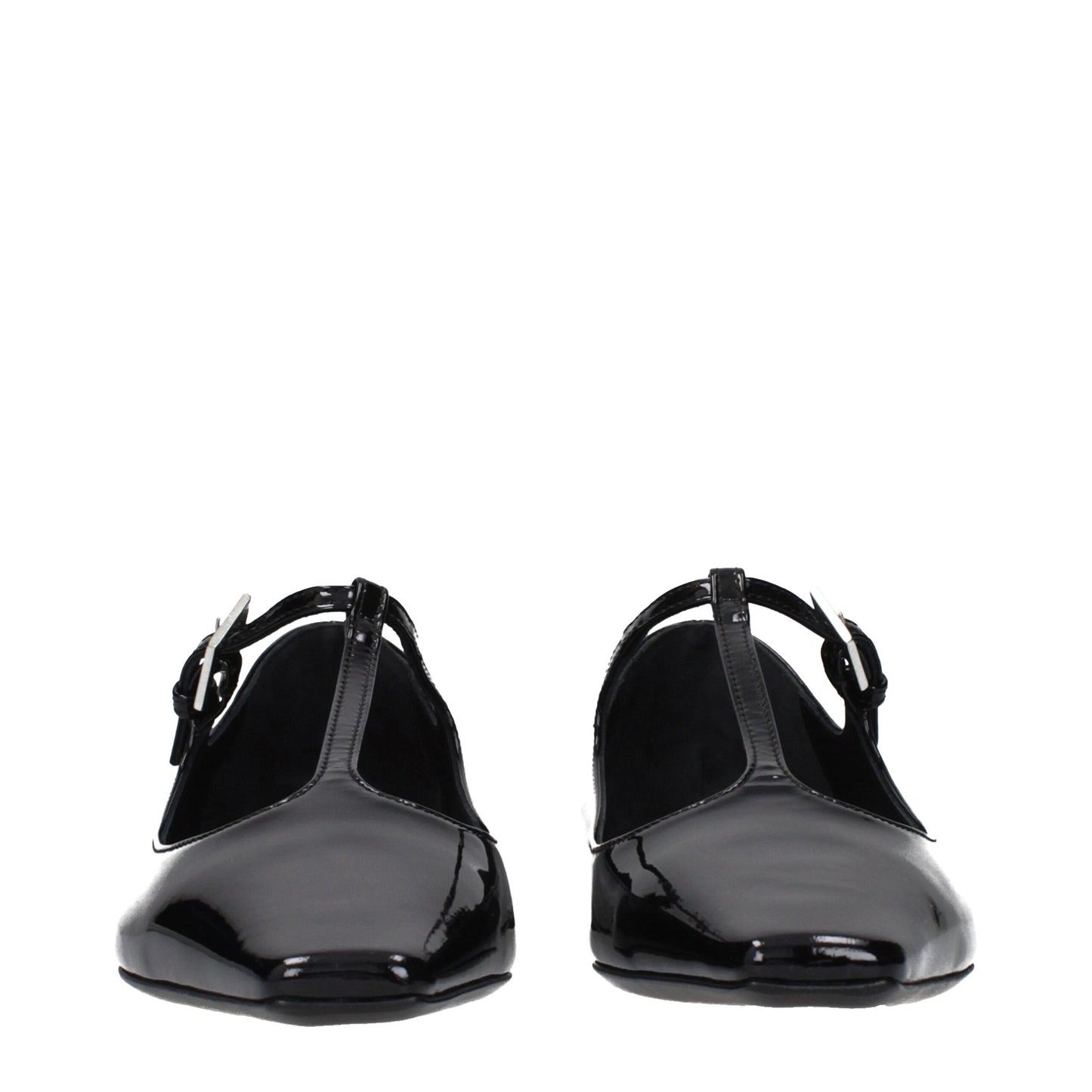The Attico Black Leather Ballet Flats Curated Luxury Accessories by Orvyn
