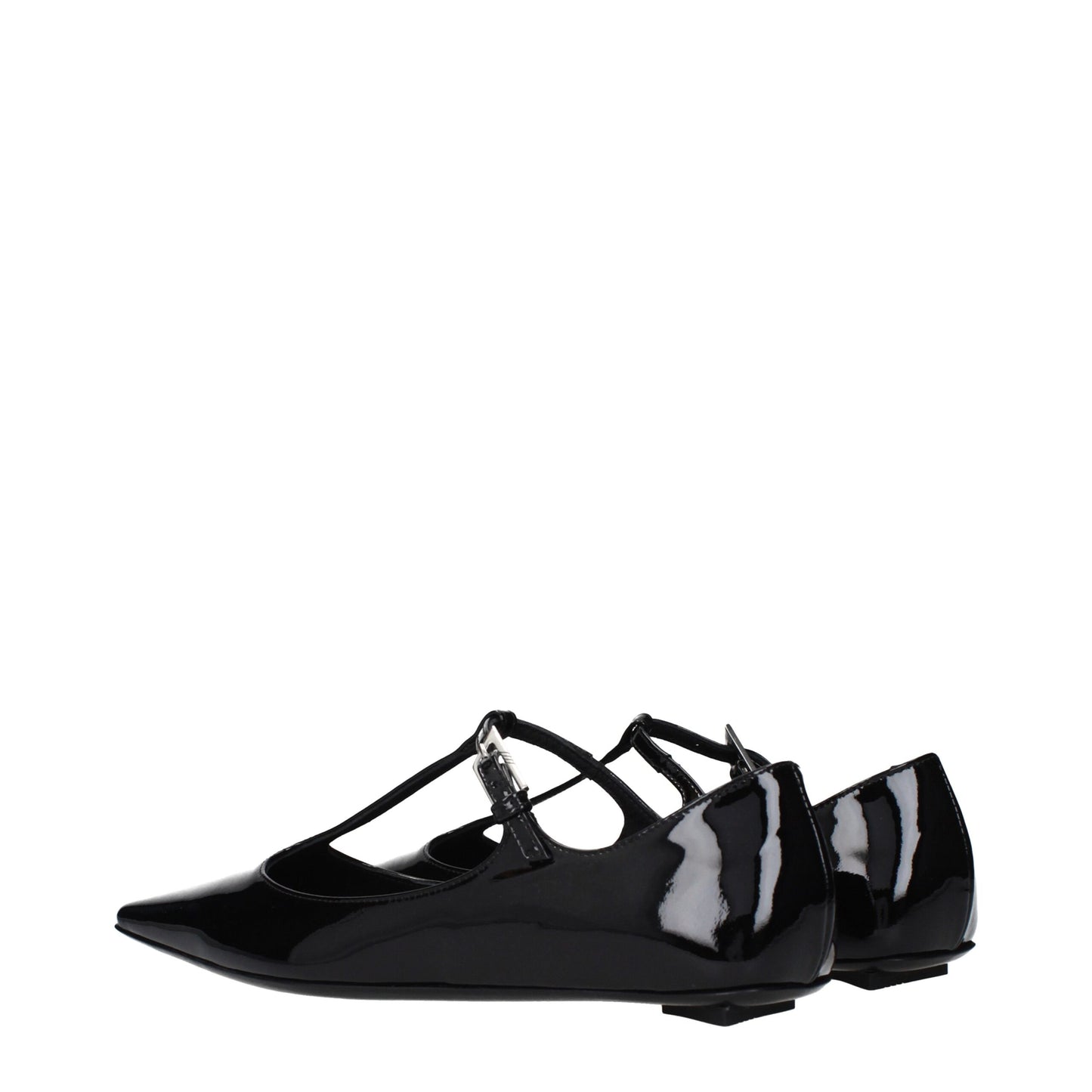 The Attico Black Leather Ballet Flats Curated Luxury Accessories by Orvyn