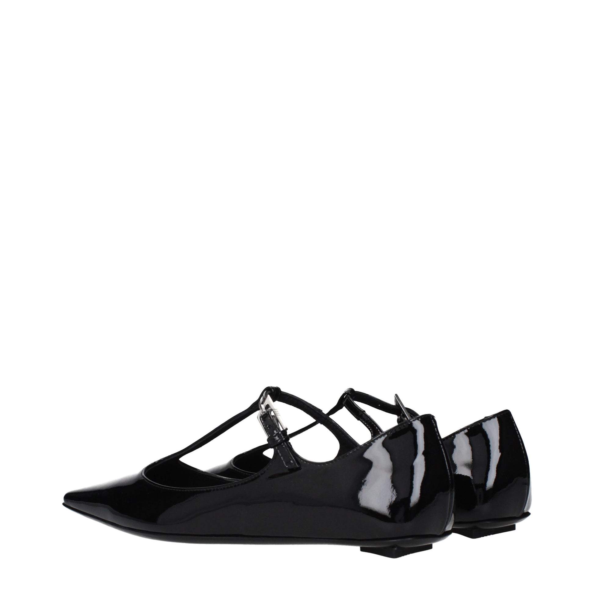 The Attico Black Leather Ballet Flats Curated Luxury Accessories by Orvyn