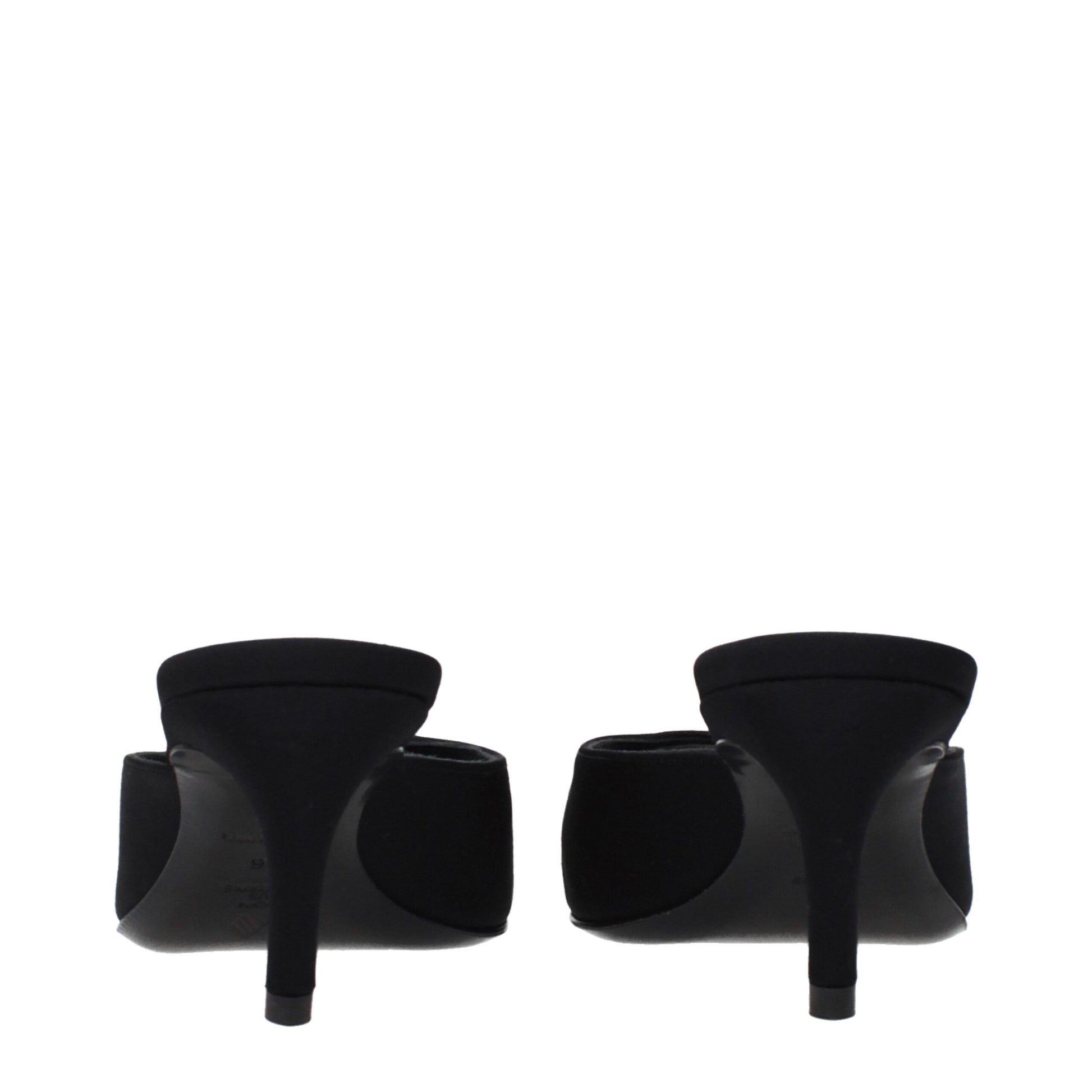 The Attico Black Fabric Flat Sandals Curated Luxury Accessories by Orvyn