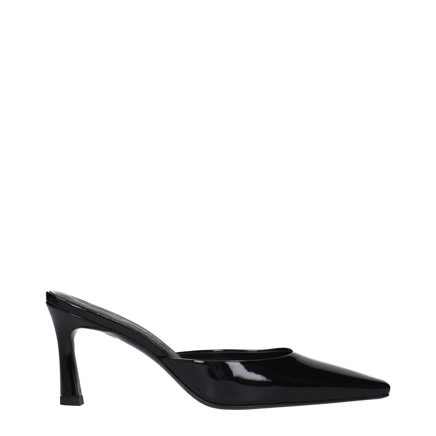 The Attico Black Leather Flat Sandals Curated Luxury Accessories by Orvyn