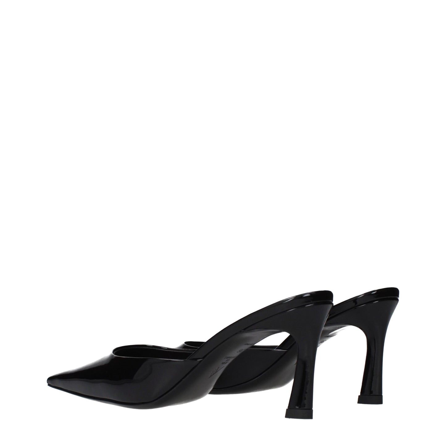 The Attico Black Leather Flat Sandals Curated Luxury Accessories by Orvyn