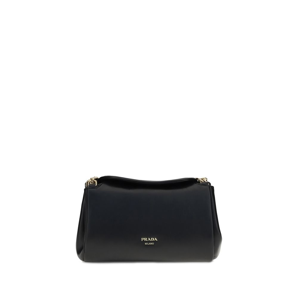 Prada Black Small Tumulte Nappa Leather Bag