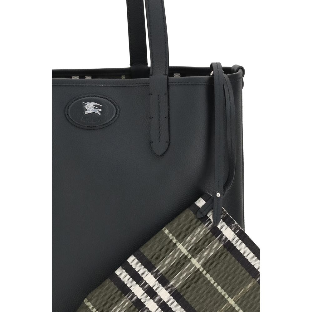 Burberry Black Calf Leather Bos Taurus Shoulder Bag Curated Luxury Accessories by Orvyn
