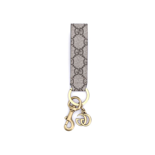 Gucci Beige Brass Keychain Curated Luxury Accessories by Orvyn
