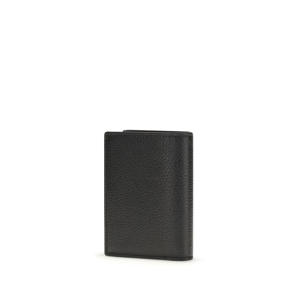 Givenchy Black Calf Leather Bos Taurus Wallet Curated Luxury Accessories by Orvyn