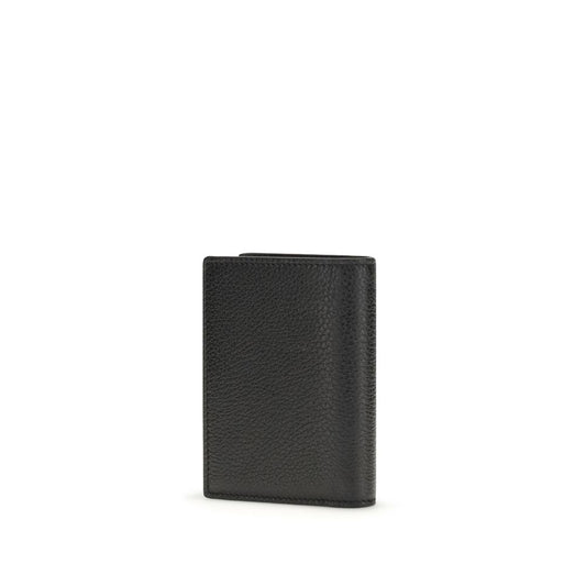 Givenchy Black Calf Leather Bos Taurus Wallet Curated Luxury Accessories by Orvyn
