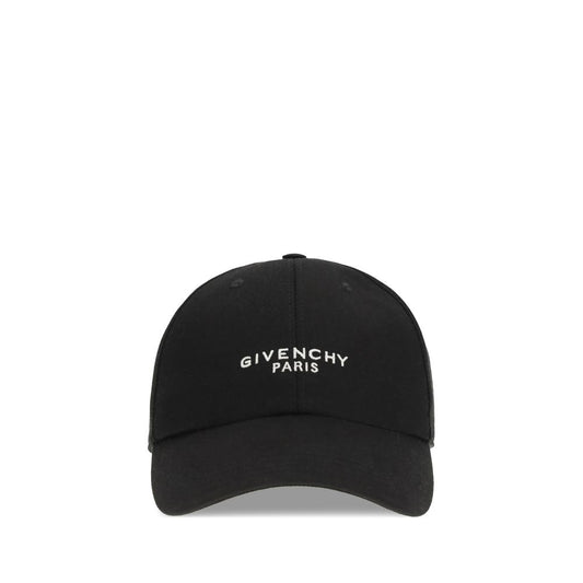 Givenchy Black Cotton Cap (Baseball Hat) Curated Luxury Accessories by Orvyn