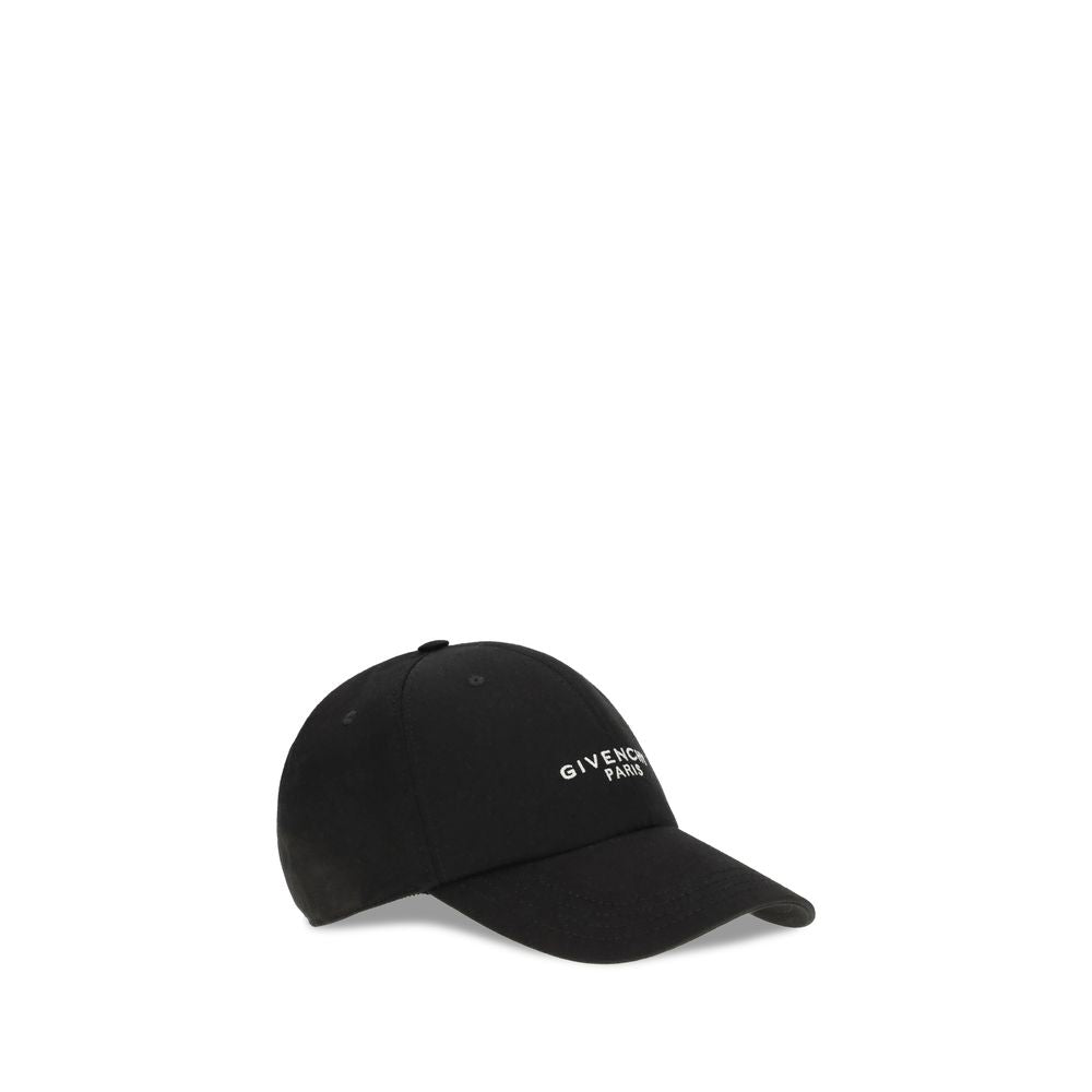 Givenchy Black Cotton Cap (Baseball Hat) Curated Luxury Accessories by Orvyn