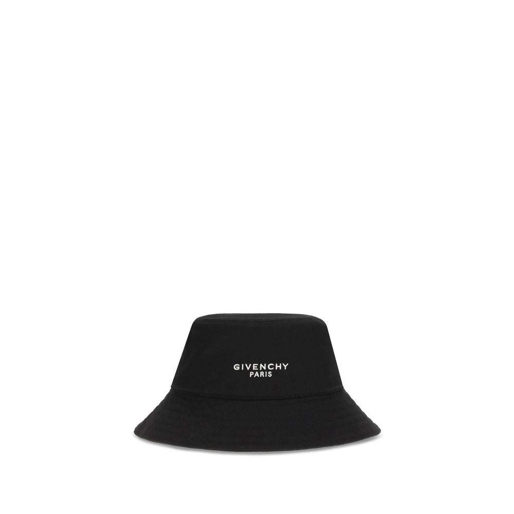 Givenchy Black Cotton Bucket Hat Curated Luxury Accessories by Orvyn