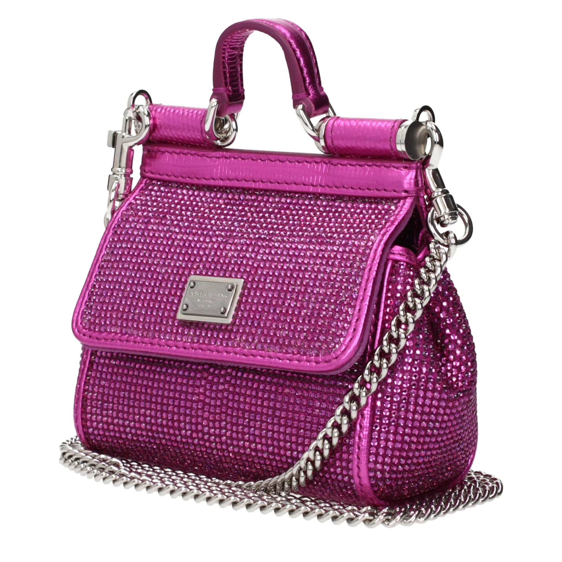 Dolce & Gabbana Pink Satin Handbag Curated Luxury Accessories by Orvyn
