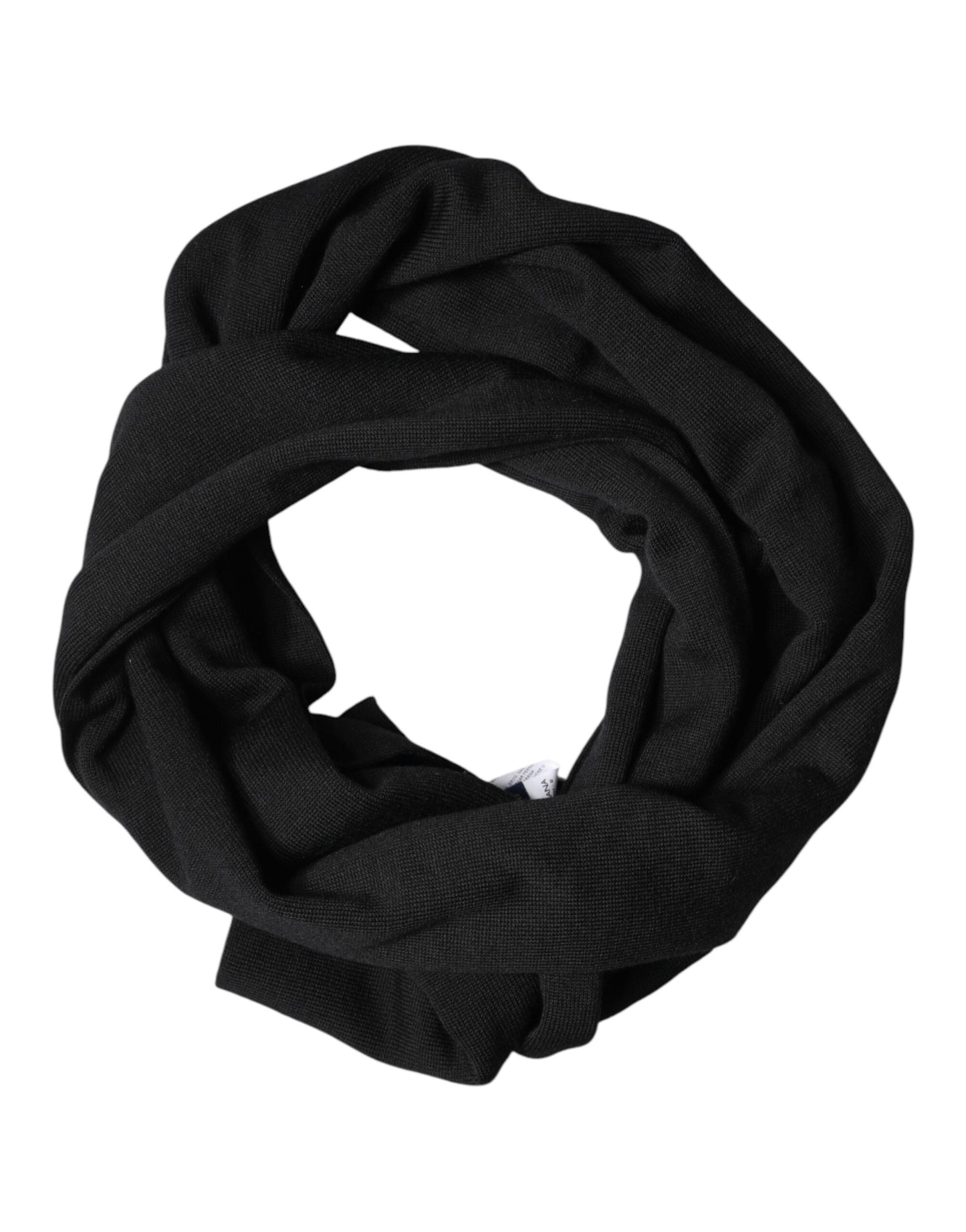 Dolce & Gabbana Blue Wool DG Loves London Neck Wrap Scarf Curated Luxury Accessories by Orvyn