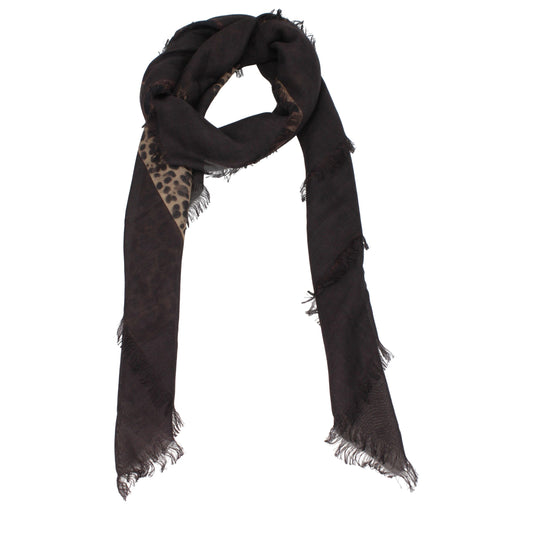 Valentino Garavani Brown Cashmere Foulard Curated Luxury Accessories by Orvyn