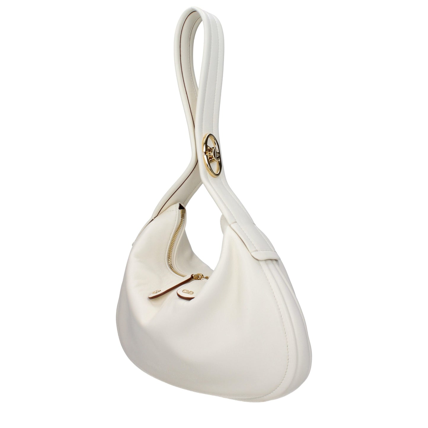 Valentino Garavani VLogo Beige Leather Handbag