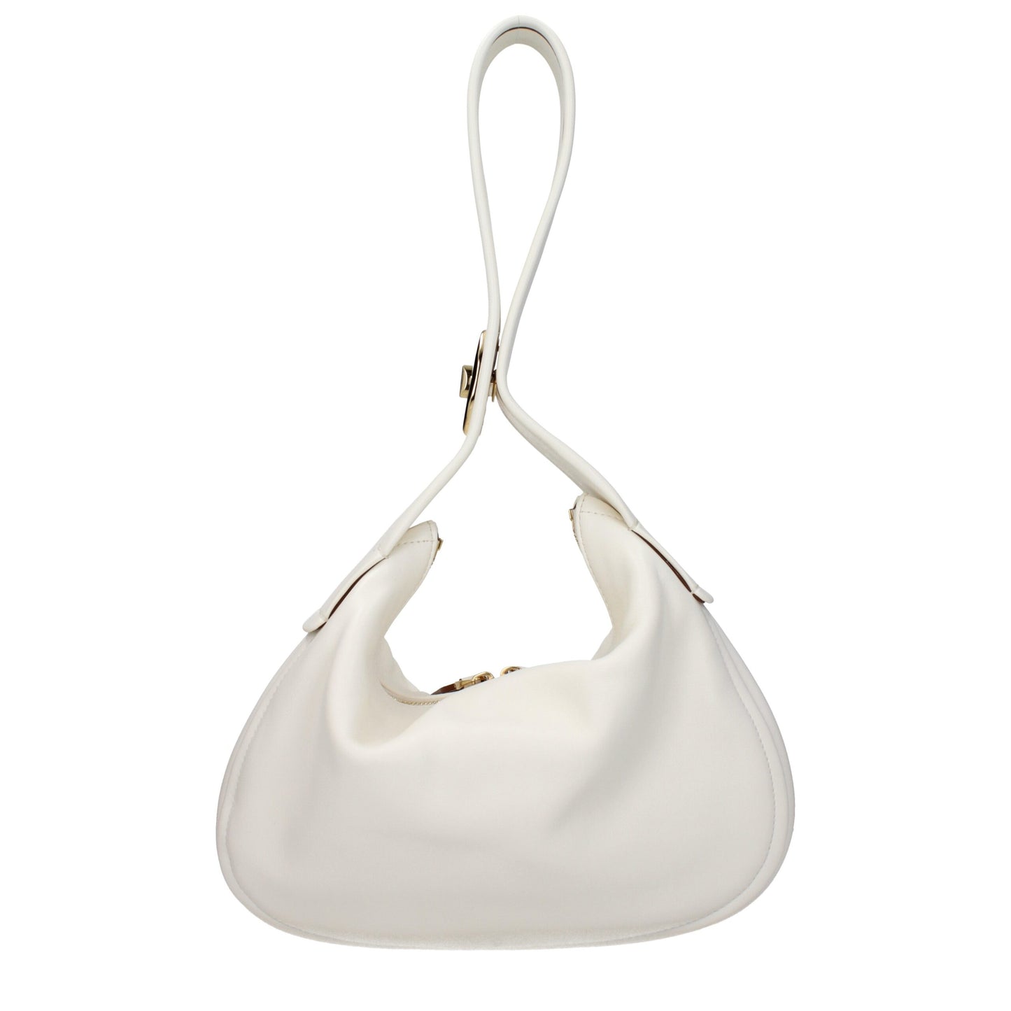 Valentino Garavani VLogo Beige Leather Handbag