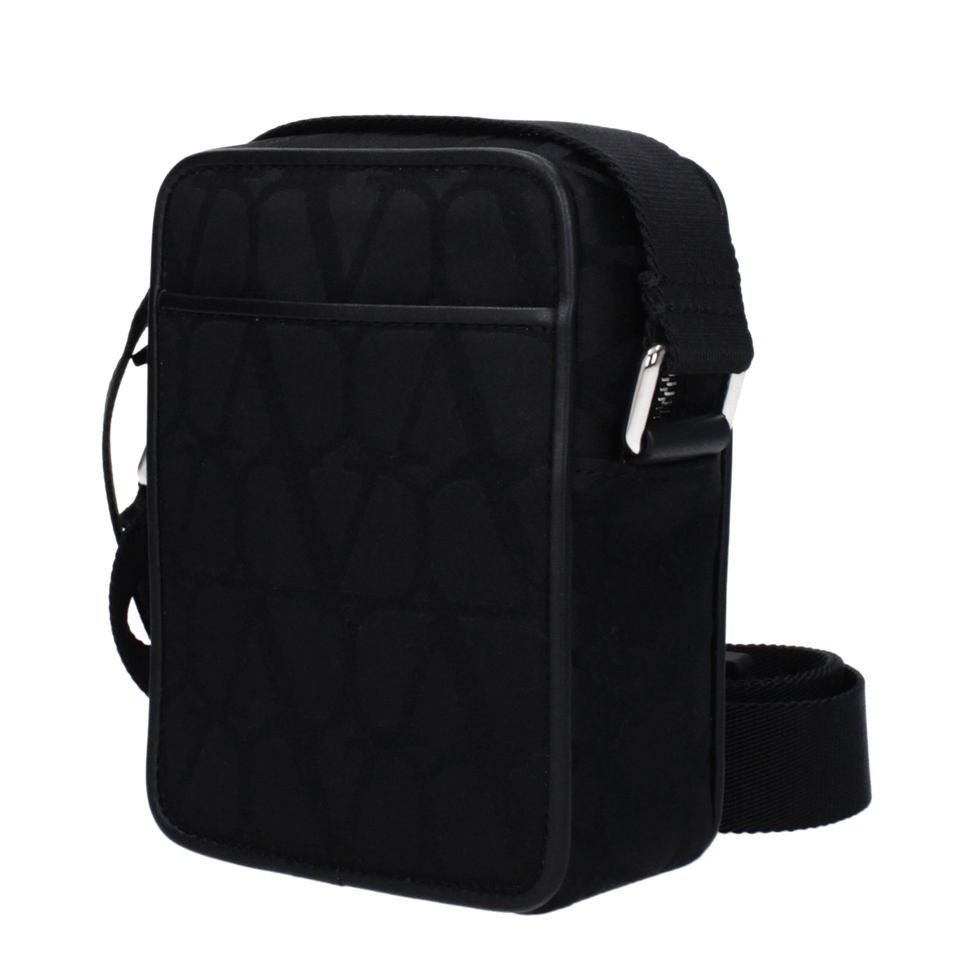 Valentino Garavani Black Fabric Crossbody Bag Curated Luxury Accessories by Orvyn